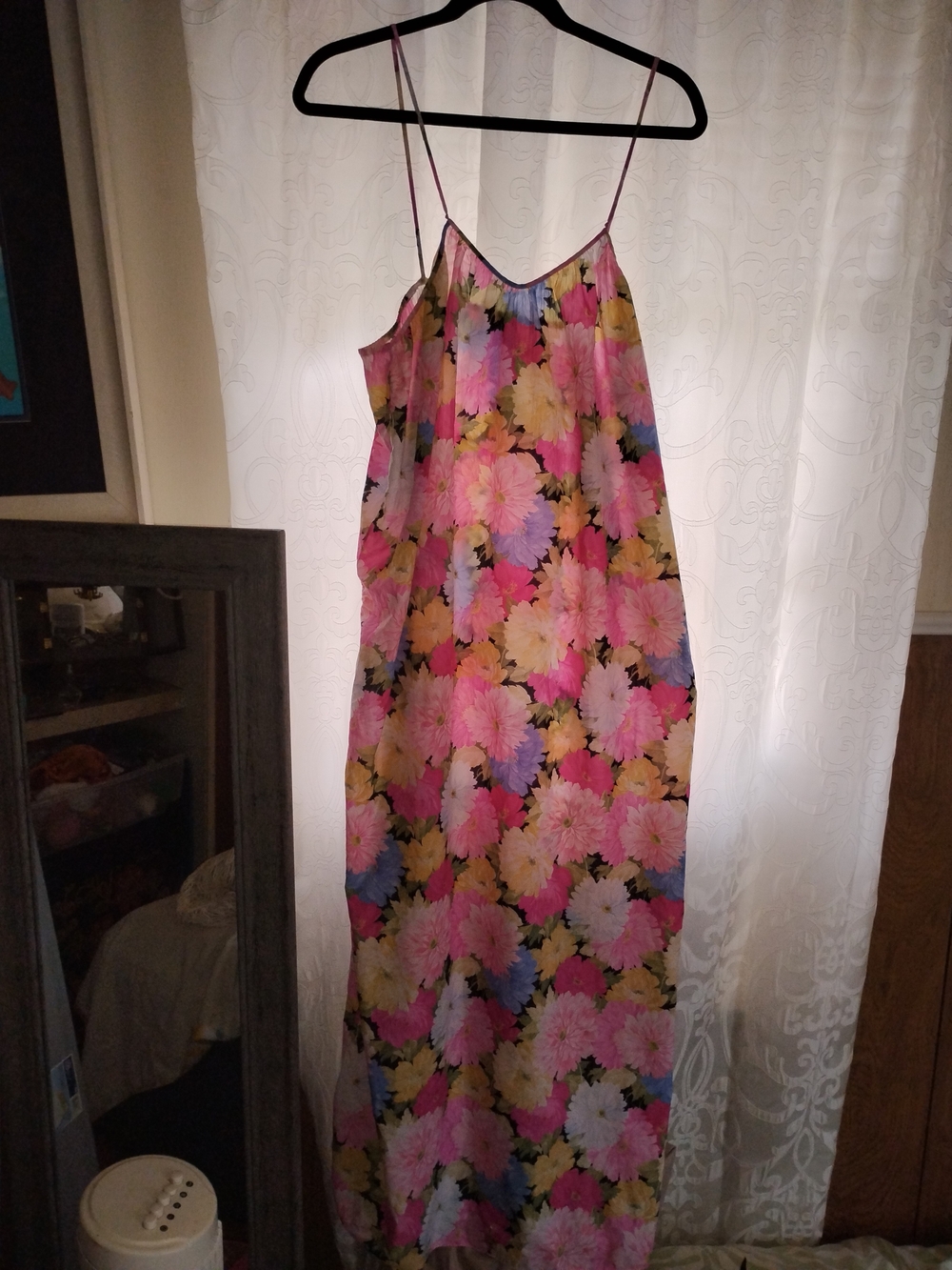 Floral Slip Nightgown - Pink Multi